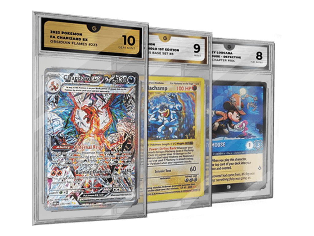 global trading - 3 Graded Cards